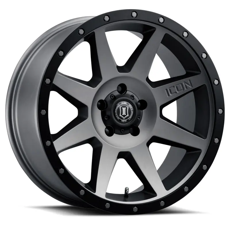 Icon Rebound 20X9 6X135 16Mm Offset 5.625In Bs Titanium Wheel 1
