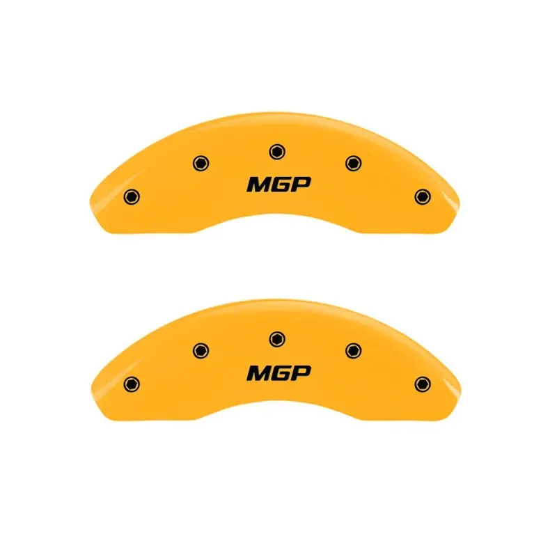 Mgp 2 Caliper Covers Engraved Front Mgp Yellow Finish Black Characters 2001 Chevrolet Astro 1