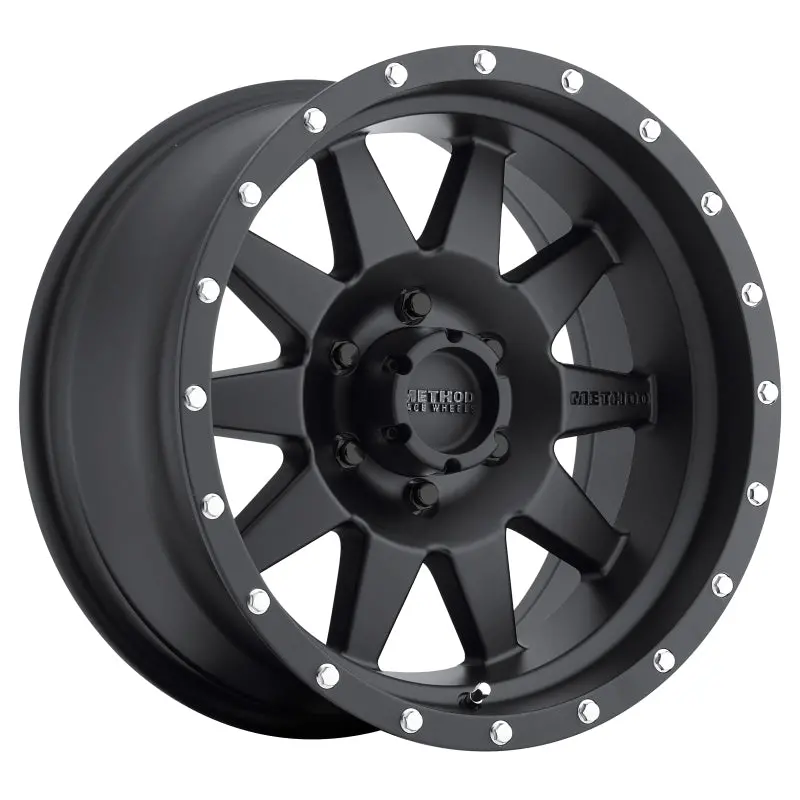 Method | Mr301 The Standard 16X8 0Mm Offset 6X5.5 108Mm Cb Matte Black Wheel 1