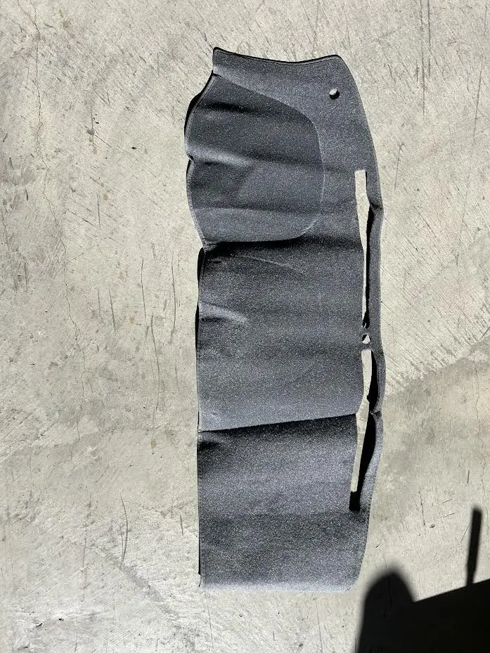 20-23 Nissan Titan Dash Cover - 2728-0 Carpet Charcoal 1