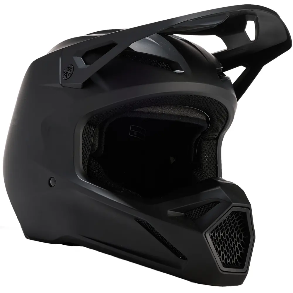 Fox V1 Solid Helmet (Matte Black) 1
