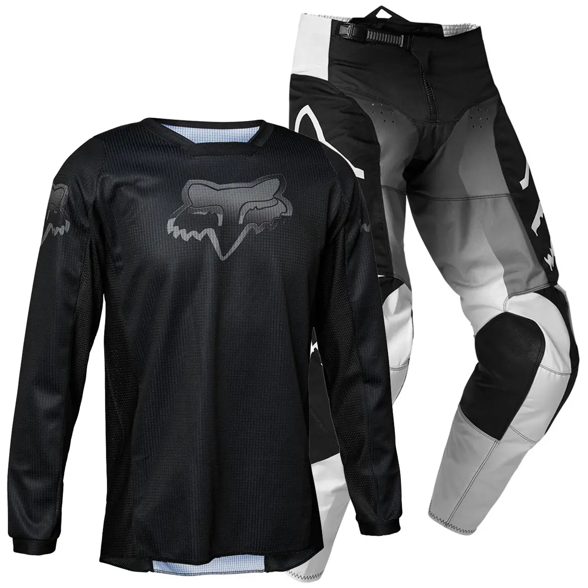 Fox Youth 180 Leed Blackout Gear Combo (Black/Black/White) 1
