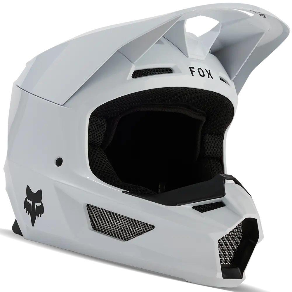 Fox V Core Helmet (White) Gloss 1
