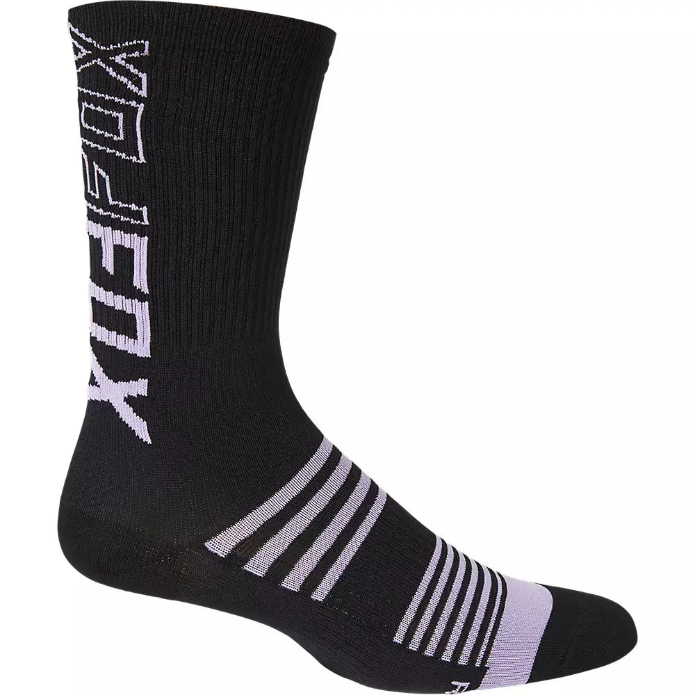 Fox Women's 8" Ranger Mtb Socks (Black/Lavender) 1