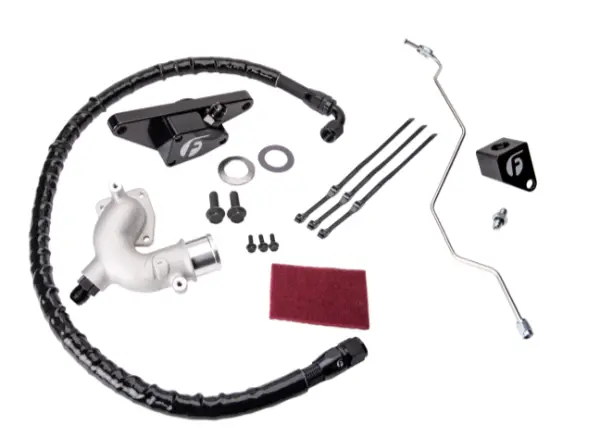 Fleece | 2007.5-2012 Dodge Ram 6.7L Cummins Coolant Bypass Kit - Black 1