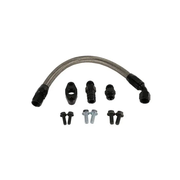 Fleece | Universal Cummins Turbo Drain Tube Kit - Use With S300 / S400 1