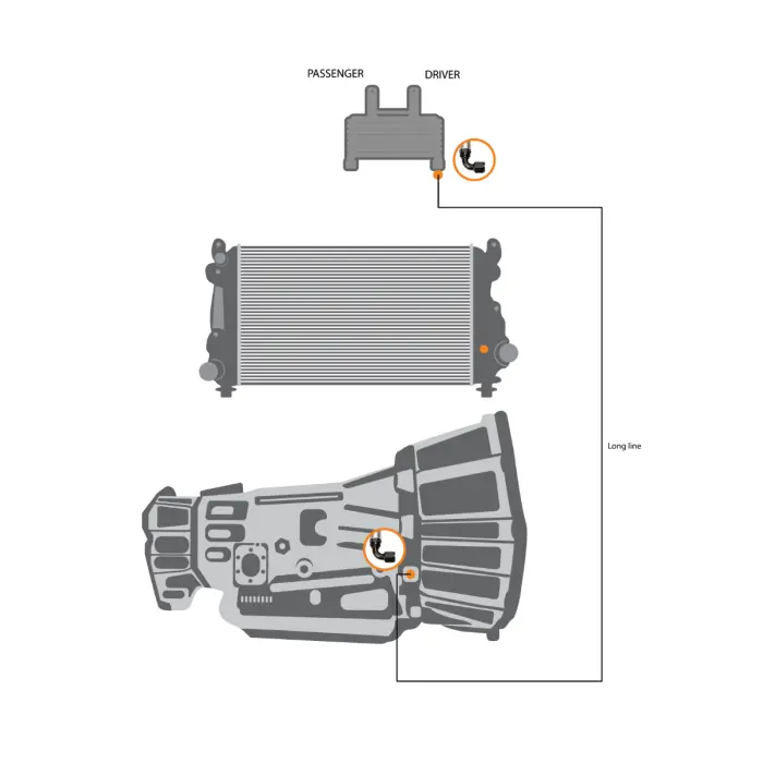 Fleece Performance | 2001-2010 Gm 6.6L Duramax Replacement Transmission Line (Lb7/Lmm) - Long Line 2