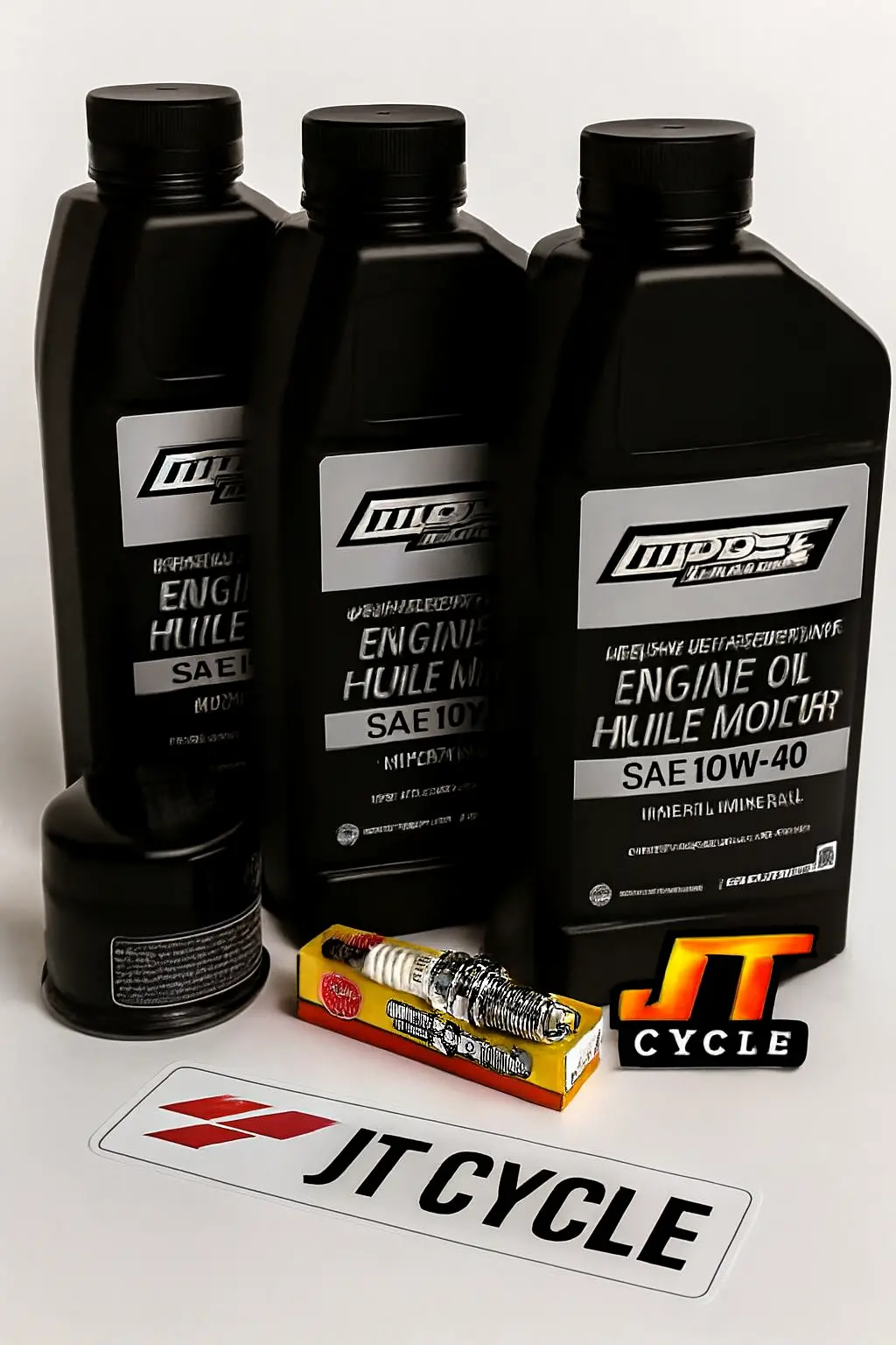 Yamaha Yfm700 Grizzly Kodiak 17-Up Oil Change Filter Ngk Tune Up Kit – Moose Offroad 10W-40 Usa Made 1