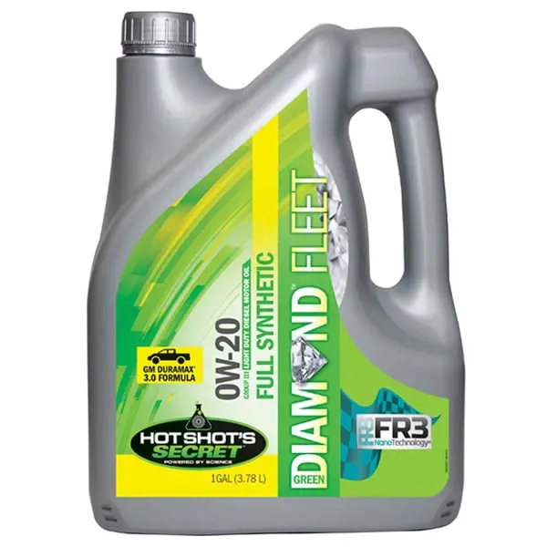 Hot Shot's Secret | Green Diamond 0W-20 Full Synthetic Light Duty Diesel Engine Oil - 1 Gallon 1