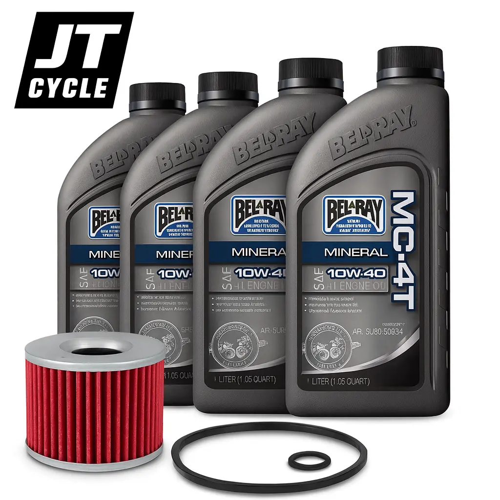 Honda Gl1000 Gl1100 Gl1200 Goldwing Oil Change Kit  Belray 10W‑40 Oil & Hiflo Filter  1976‑1987  Made In Usa 1