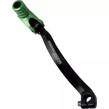 Moose By Hammerhead Forged Shift Lever +20 Mm Offset – Green/Black Fits Kawasaki Kx80 / Kx85 / Kx100 / Kx112 (1991–2026) Made In Usa 2