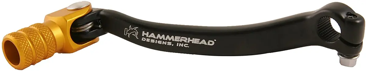 Hammerhead Premium Gold Yellow Forged Shift Lever: Compatible With Suzuki Rmz450 (2005-2007) 11-0455-02-50 1