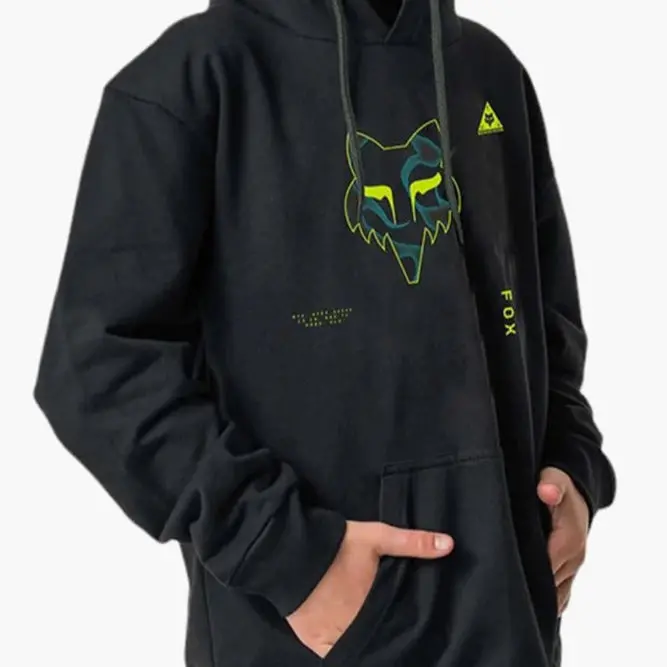 Fox Boys Withered Pullover Hoodie (Black) 1