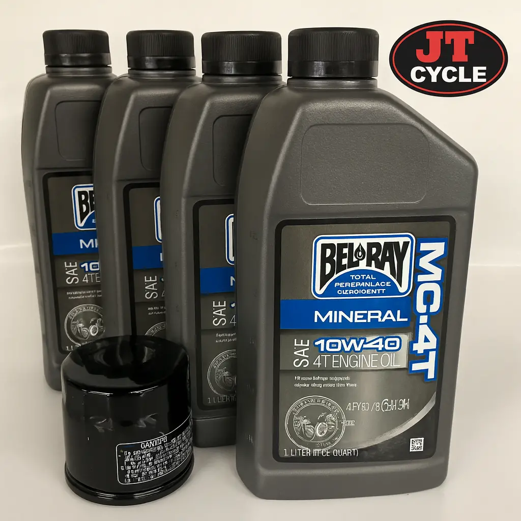 Honda Vfr800 Interceptor Oil Change Kit  Belray 10W‑40 Oil + Hiflo Filter  2002–2018  Made In Usa 1