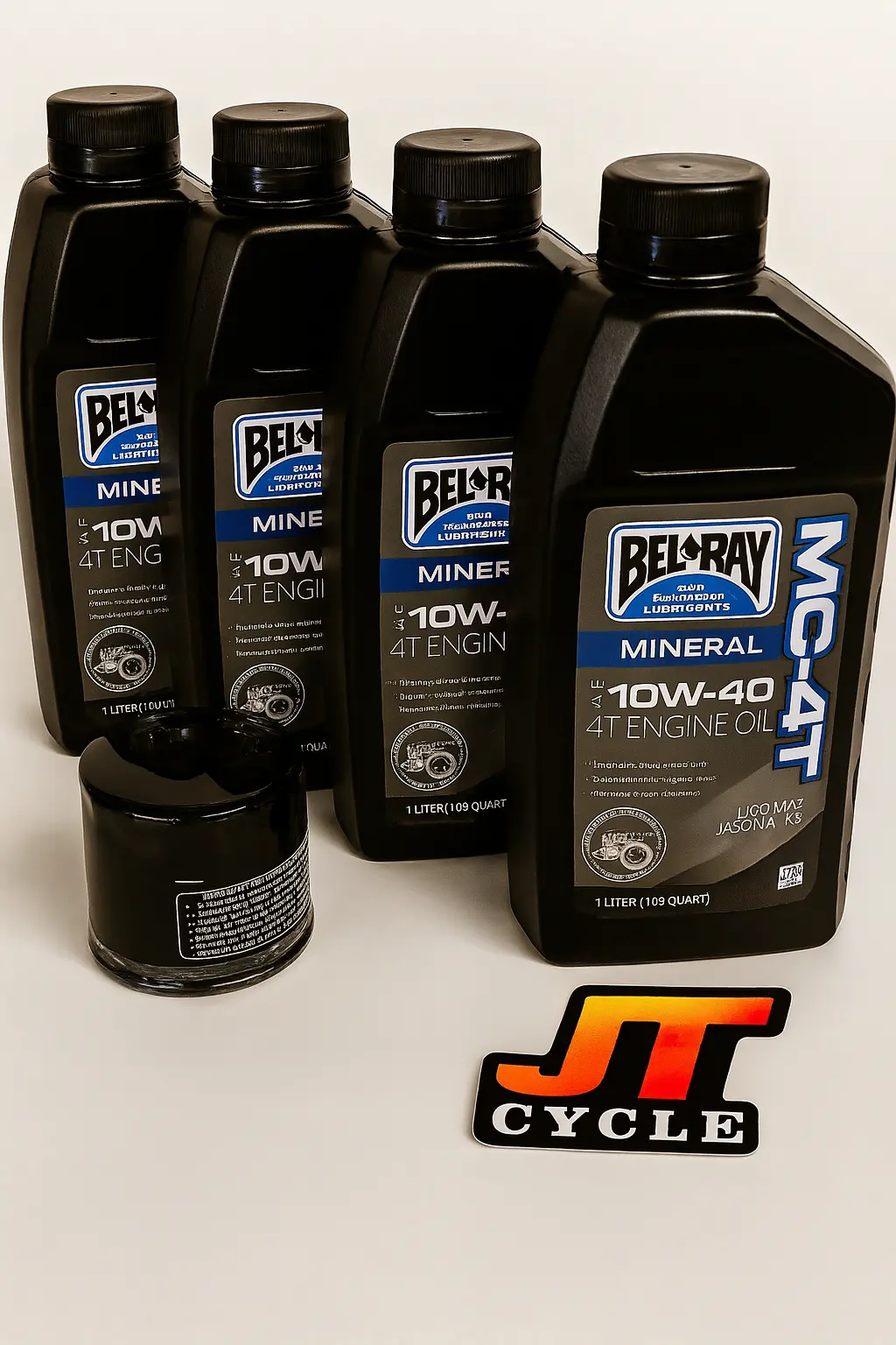 Honda Vfr750 Vfr800 Interceptor 90–01 Oil Change Kit – Belray 10W-40 & Hiflo Filter Usa Made 1