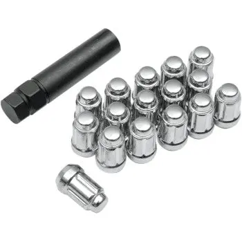 Itp Chrome Lug Nut Kit 12Mm X 1.50 – Alloy Wheel Lug Nuts (16‑Pack) 1