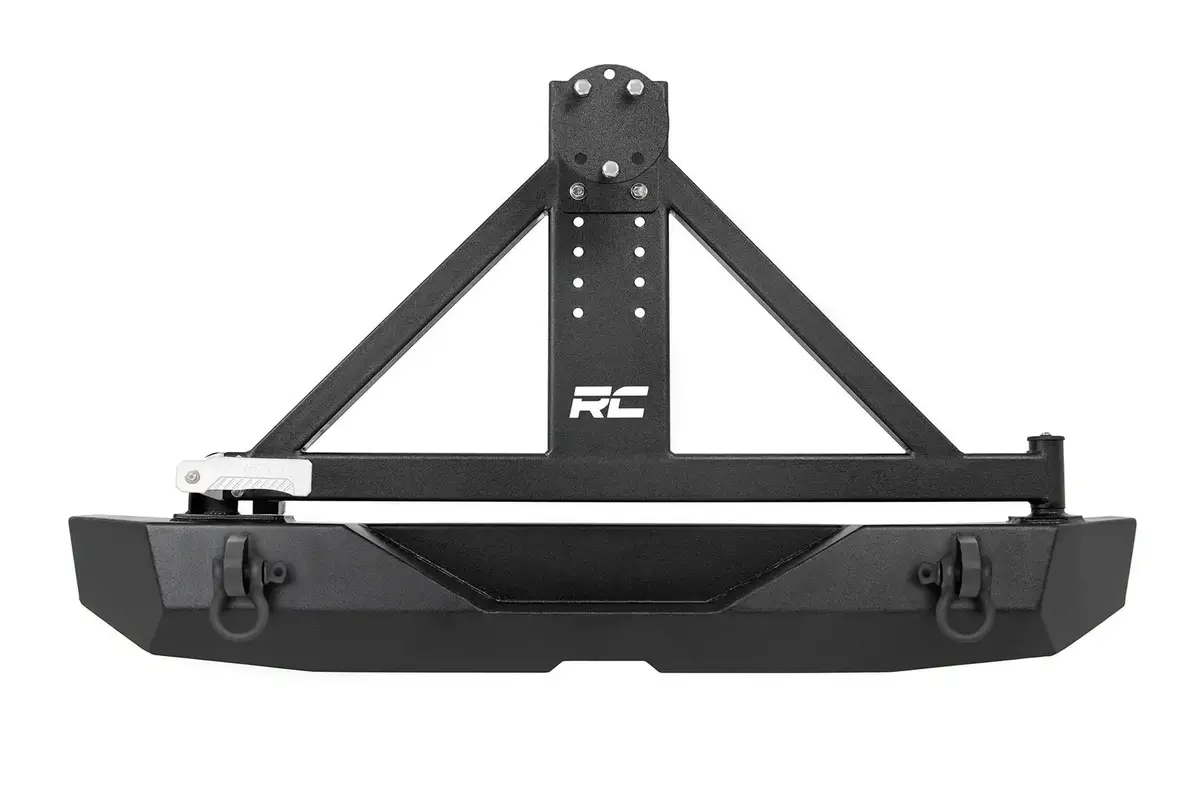 Rough Country | 2007-2018 Jeep Wrangler Jk Rock Crawler Tire Carrier Rear Bumper 1