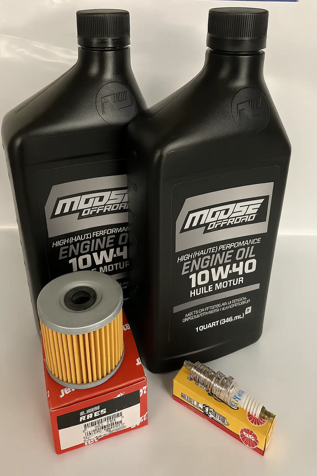 Kawasaki Kef300 Lakota 95-03 Oil Change Filter Tune Up Kit Ngk Spark Plug Maintenance Service 1