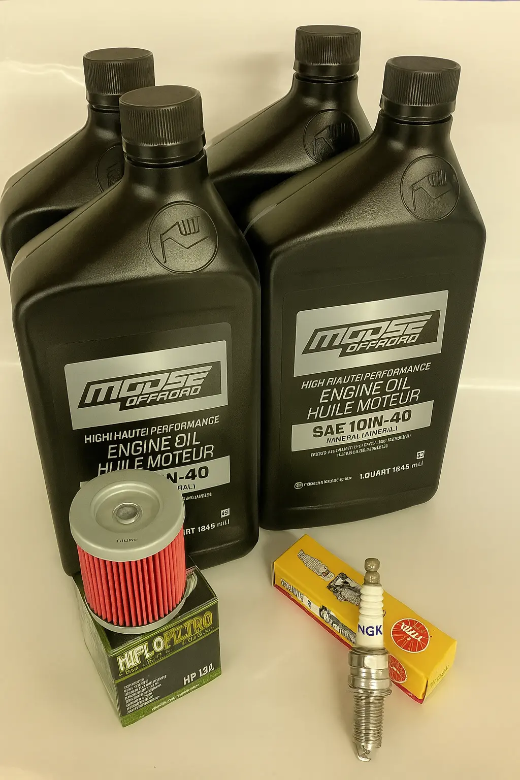Suzuki Ltf250 Ltf300 Lt4wd Quadrunner Kingquad Oil Change Tune Up Kit Ngk Service Maintenance 1