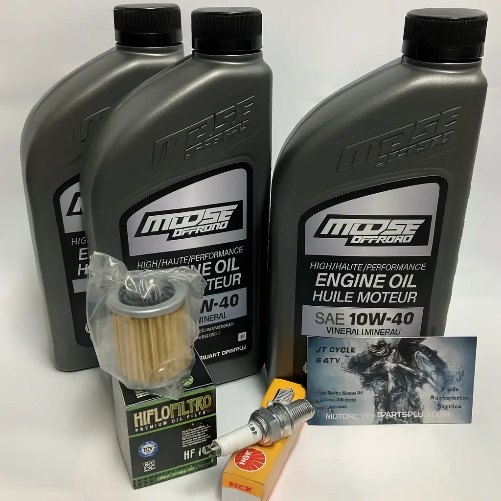 Yamaha Warrior Raptor Yfm350x 88-13 Oil Change Filter Kit Ngk Spark Plug Tune Up Service 1
