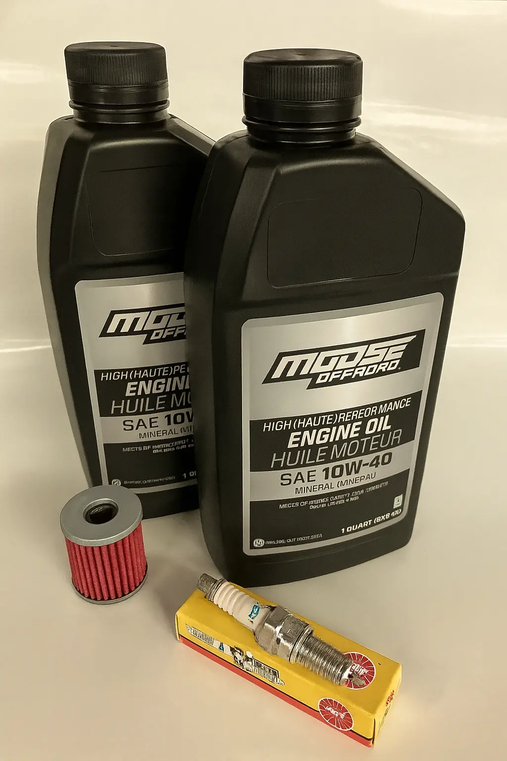 Yamaha Yfm250 Yfm 250 Raptor Oil Change Filter Kit Ngk Spark Plug Tune Up Service Maintenance 1