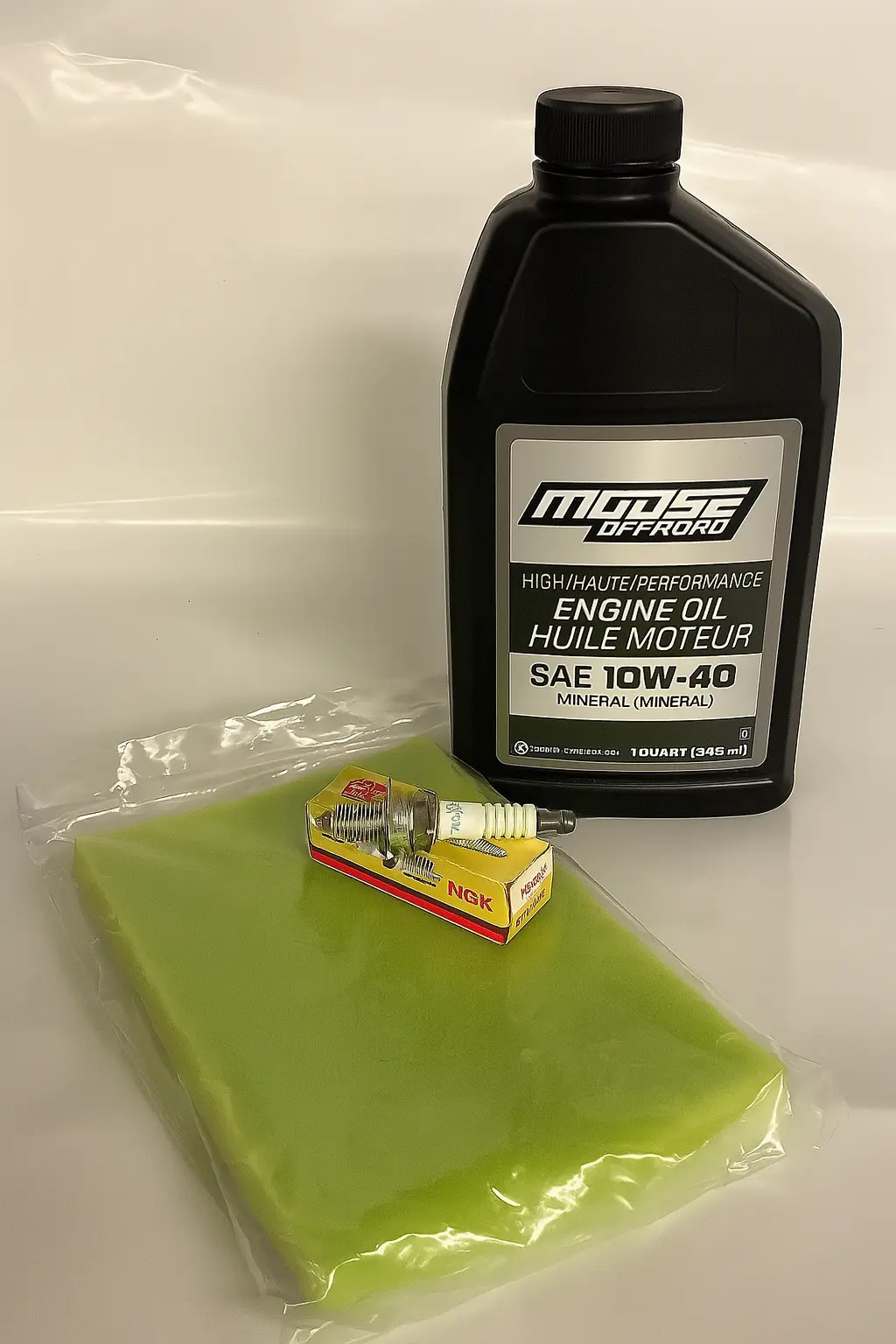 Yamaha Yfm50 Yfm80 Badger Raptor Grizzly Oil Change Filter Ngk Tune Up Kit Service Maintenance 1
