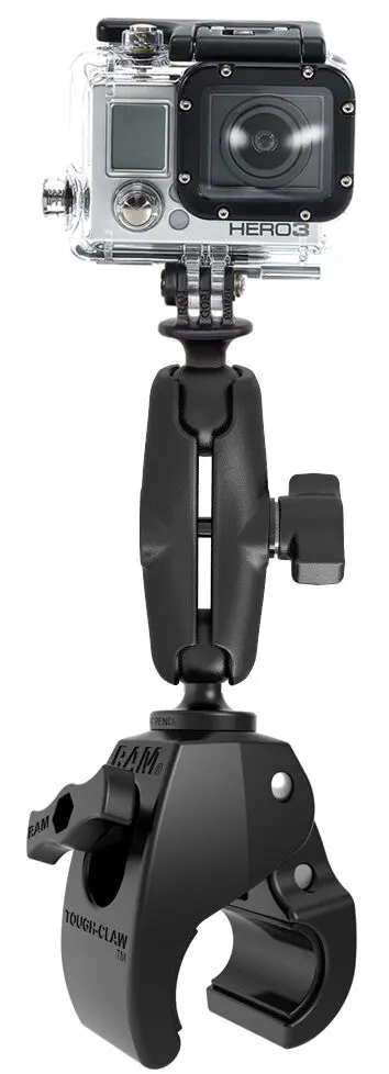 Ram Tough‑Claw Medium Clamp Mount With Gopro Adapter – Rap‑B‑404‑Gop1u 1