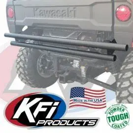 Kfi 101710 Rear Bumper – Fits Kawasaki Mule Pro‑Mx (2019–2026) – Made In Usa – Black Textured Steel 1