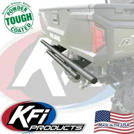 Kfi 101850 Rear Bumper – Polaris Full‑Size Ranger 570 (Round Tube Cage) – Black Textured – Made In Usa 1