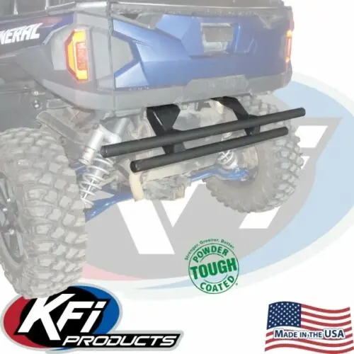 Kfi Rear Bumper – Black Textured – Fits Polaris General 1000 / General Xp 1000 & Crew (2016–2020) 1