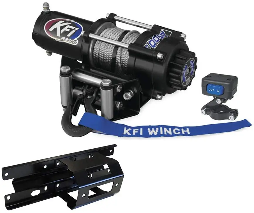 Kfi A3000 Winch & Mount Combo Kit – Polaris Sportsman 400/500/600/700/800 (2005–2010) – Made In Usa Mount 1