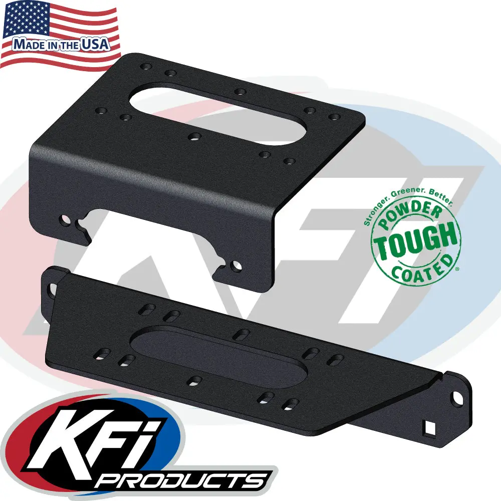 Kfi #101480 Polaris Ranger Xp 1000 Winch Mount 1