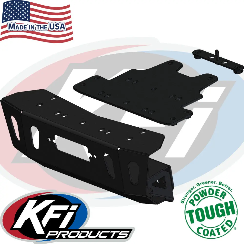 Kfi #101890 Polaris Turbo Rzr Xp S Winch Mount 1