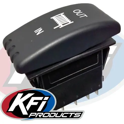 Kfi Dash Rocker Switch – Blue Led Utv Winch Switch (Utv‑Drs) 1