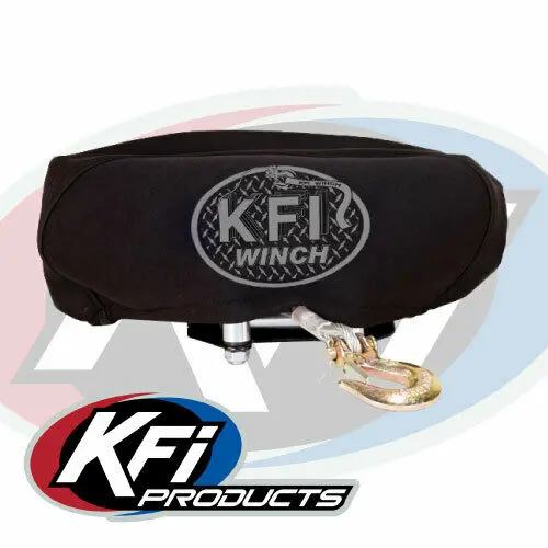 Kfi Neoprene Winch Cover (Large) – Fits Atv / Utv Wide Winches (Wc‑Lg) 1