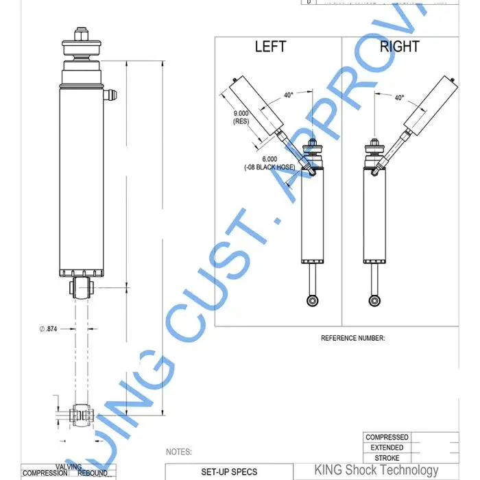 Thuren Fabrication | 2014+ Dodge Ram 2500 / 2013+ 3500 King 3.0 Front Shocks 1
