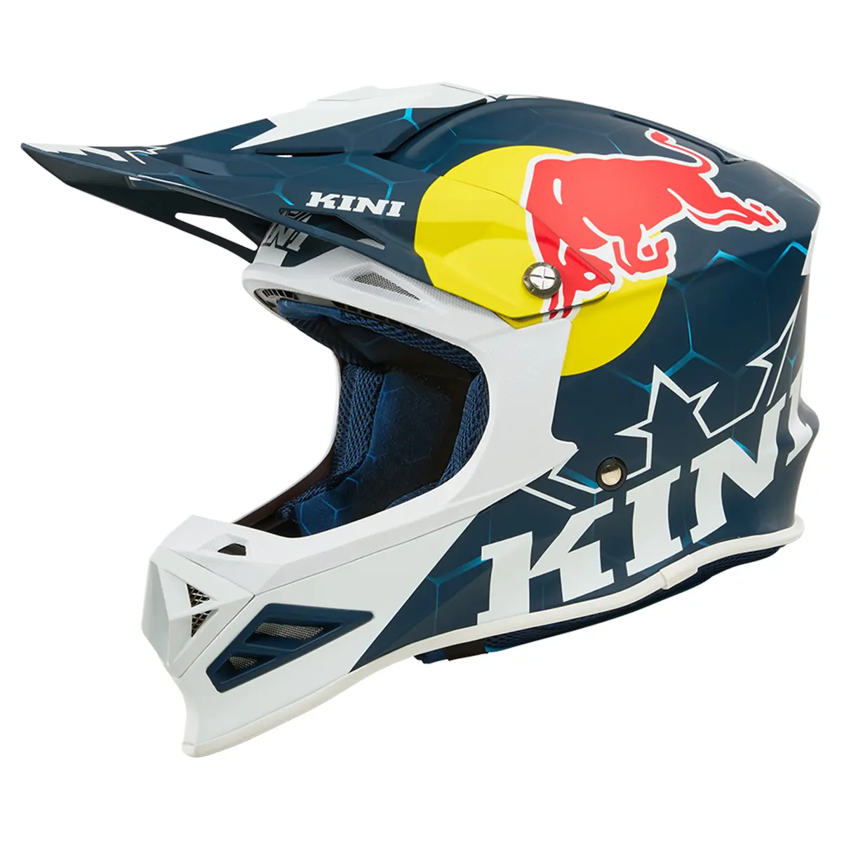 Kini Red Bull Mxc1 1.0 Helmet - Ece22.06 (Blue/White) 1