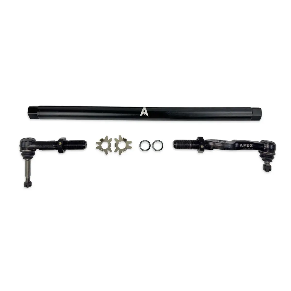 Apex Chassis | 2005-2016 Ford F250 / F350 Super Duty 4Wd Drag Link Kit Black Aluminum 1