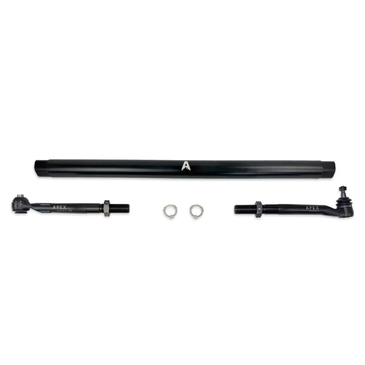 Apex Chassis | 2005-2025 Ford F250 / F350 Super Duty 4Wd Pro Lock Tie Rod Kit Black Aluminum 1