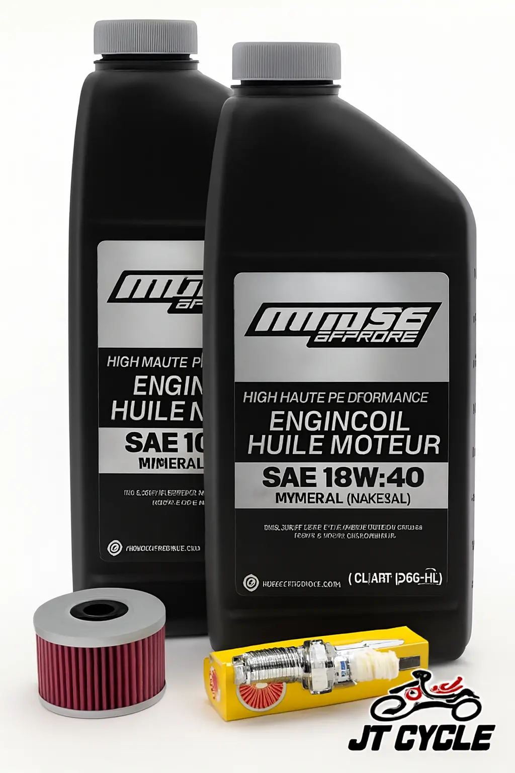 Kawasaki Klx110 Suzuki Drz110 Oil Change Tune Up Kit Moose Offroad 10W‑40 Ngk Cr6hsa Oil Filter 1