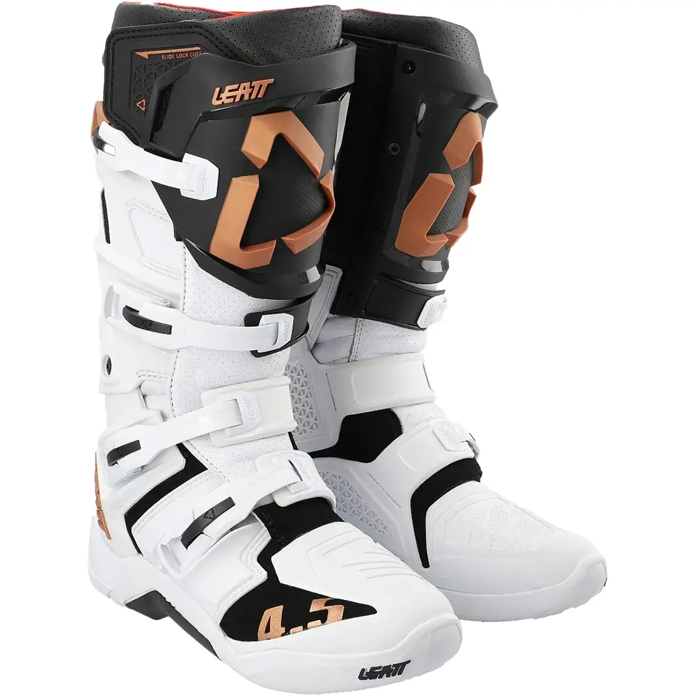 Leatt 4.5 Boots (White/Black/Copper) 1