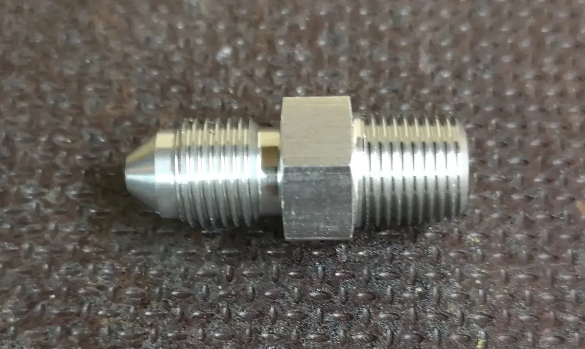 Stainless Steel Adaptor 1/8" Npt To M10x1 1