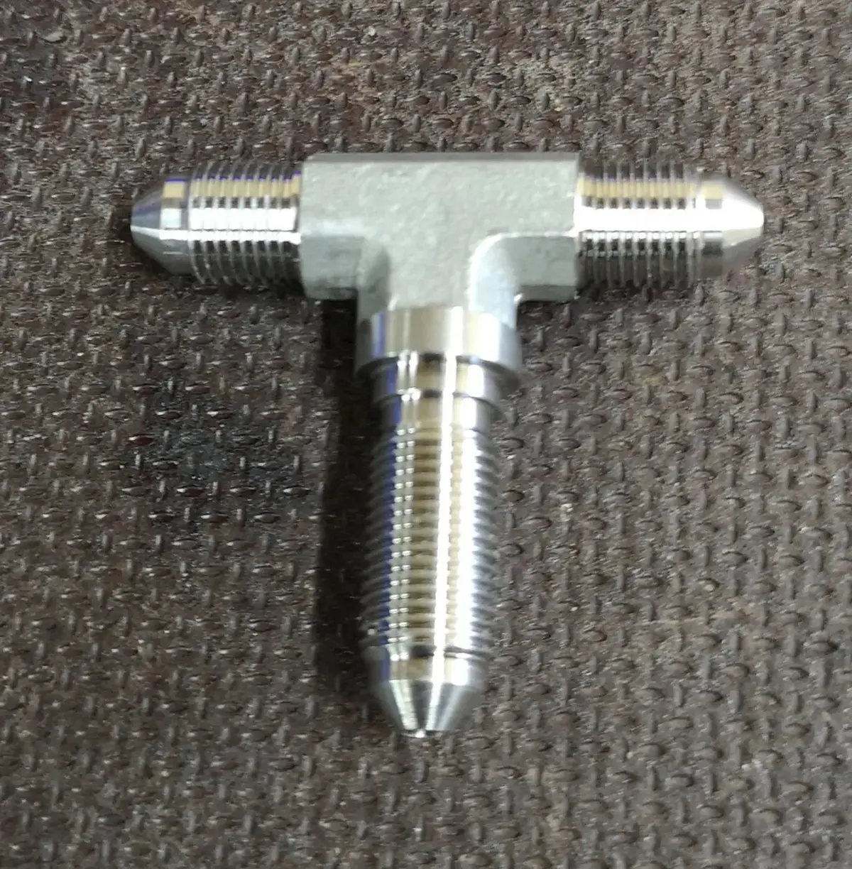 M10x1 Stainless Steel Bulkhead Brake Fitting Tee 1