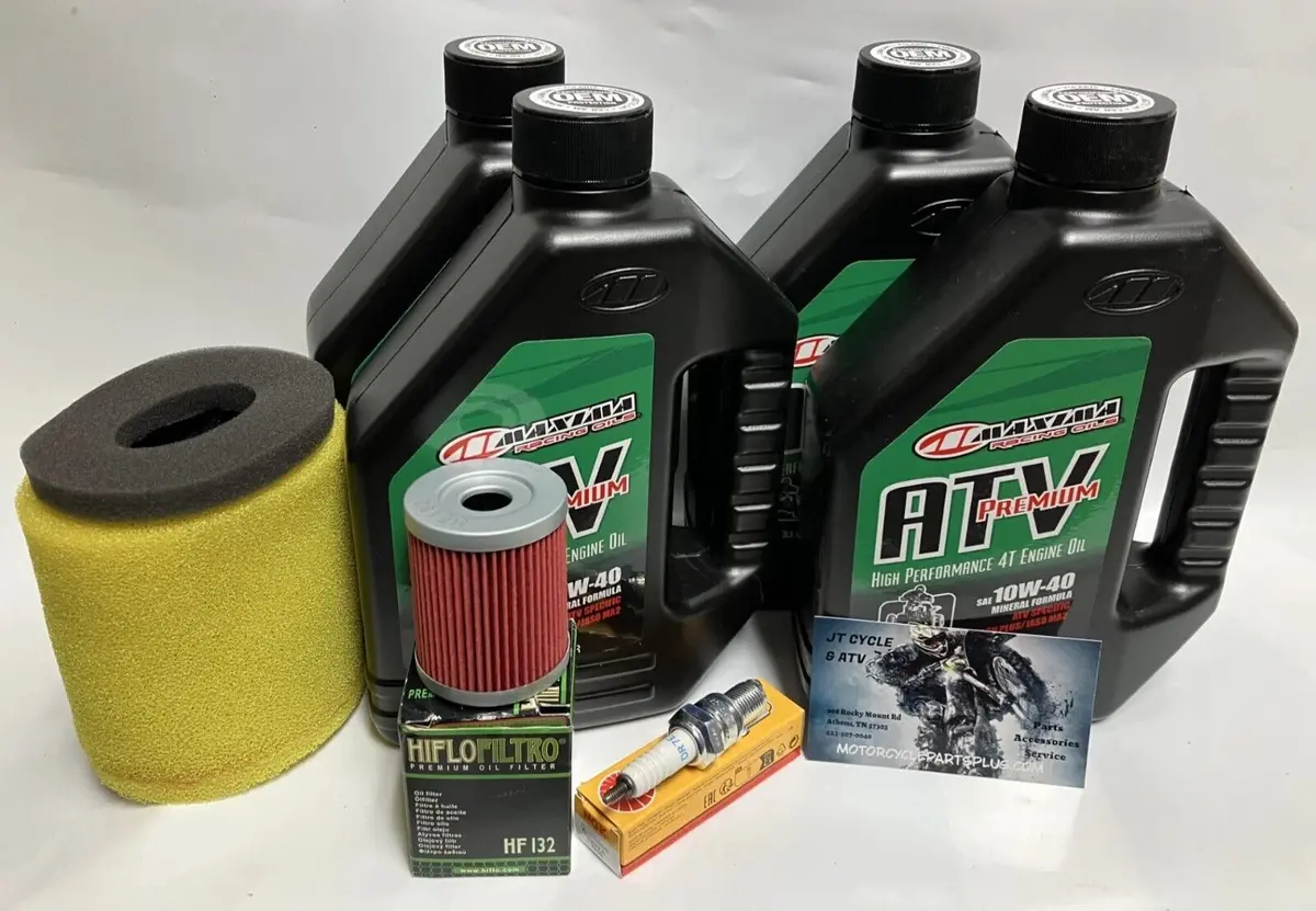 Suzuki Ltf250 Lt300 Lt4wd Quadrunner Kingquad  King Quad Premium Oil Change Tune Up Kit Ngk Service Maintenance 1