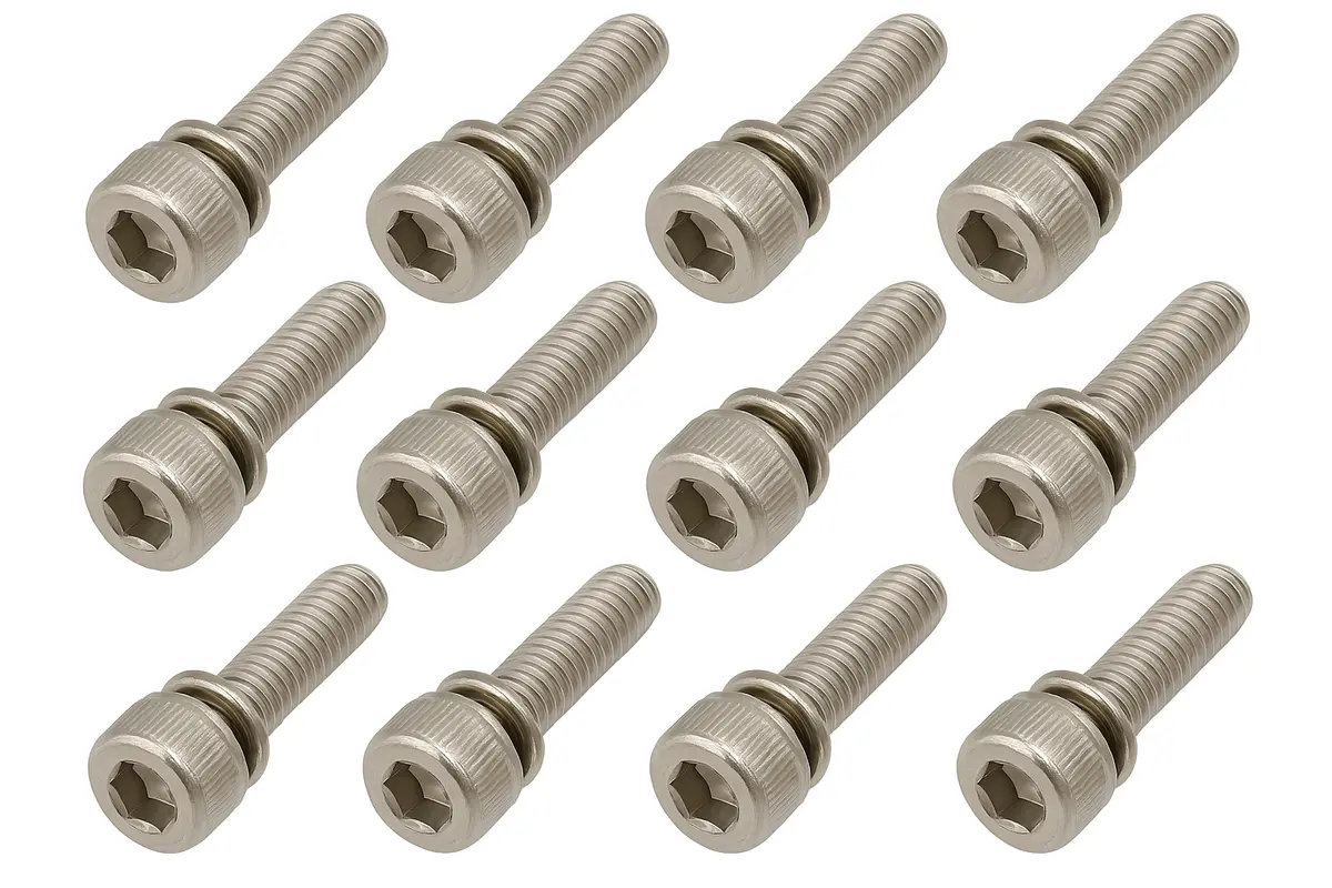 Mikuni Keihin Carburetor Carb Float Bowl Screws M4 16Mm Hex Stainless 12 Count 1