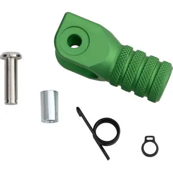 Moose Offroad 1602‑1639 Knurled Shifter Tip – 0 Mm Green – Fits Moose By Hammerhead & Hammerhead Cnc Levers 1