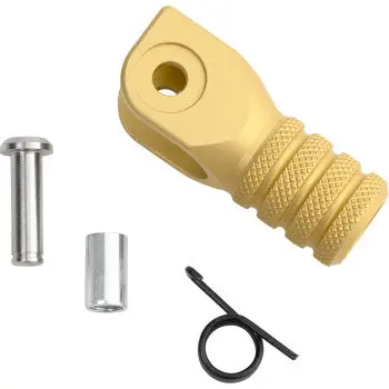 Moose Offroad 1602‑1641 Knurled Shifter Tip – 0 Mm Gold – Fits Moose By Hammerhead & Hammerhead Cnc Levers 1