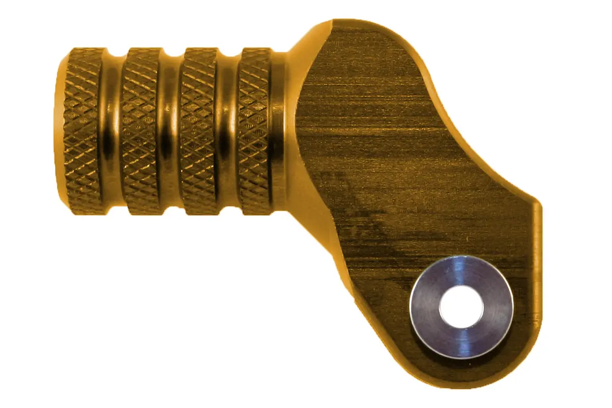 Moose Offroad 1602‑1647 Knurled Shifter Tip – 20 Mm Gold – Fits Moose By Hammerhead & Hammerhead Cnc Levers 1