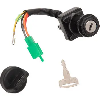 Suzuki Ignition Switch – Moose Utility Division – Fits 1987–2002 Lt‑F300f Kingquad 300 4X4 & Lt‑250 Quadrunner 4X4 1
