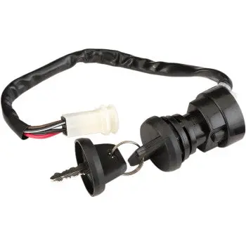 Yamaha Ignition Switch – Moose Utility Division – Fits 1986–1995 Badger, Breeze 125, Moto‑4, Warrior, Big Bear, Banshee & Champ 1